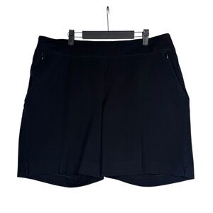 Soft Surroundings Women’s Stretch Shorts Size 1X Black Pull On Comfy